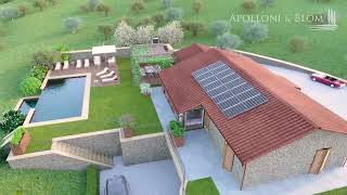 Lake view contemporary villa Passignano sul Trasimeno – Umbria [upl. by Eldnar268]