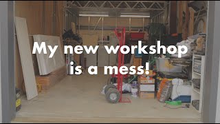 Setting Up My New Workshop And Building A Workbench [upl. by Tempa]