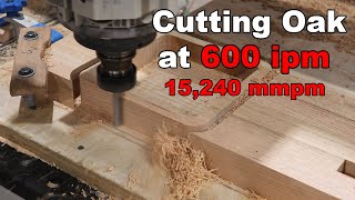 Simple Oak Tray Cut  In Depth Look at CNC Router Machining [upl. by Geralda75]