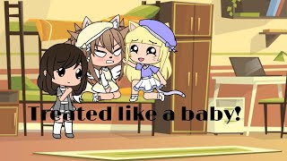 Treated like a baby  Gacha Life Mini Movie [upl. by Bonney725]