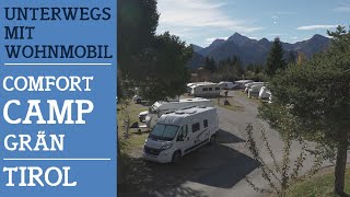 Comfort Camp Grän  Tannheimer TalTirol  Unterwegs mit Wohnmobil und Hund  Österreich [upl. by Coward]