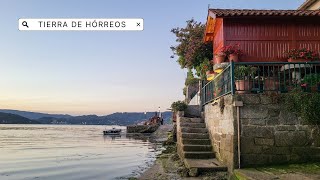 Amanecer entre hórreos en COMBARRO uno de los pueblos más bonitos de Pontevedra  Walking Tour 4k [upl. by Irrep48]