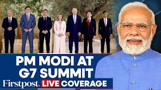 G7 Summit 2024 LIVE Indias PM Modi Holds Bilateral Meeting with Italys Giorgia Meloni [upl. by Mag]