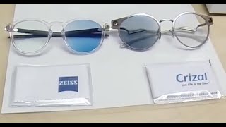 Compare Zeiss PhotoFusion Blue and Essilor Transitions Gen 8 Sapphire Blue Lenses [upl. by Aernda168]