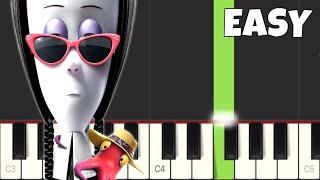 The Addams Family Theme Song  EASY Piano Tutorial [upl. by Dirraj202]