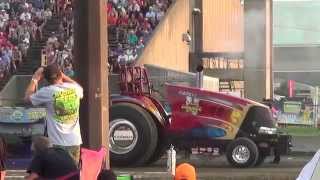 Pro Stock Tractors  Last Chance II  Grand National StHyacinthe Qc NTPA 2015 [upl. by Dhumma]