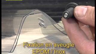 Fixation EPDM pour couturage de plaques translucides  FAYNOT [upl. by Hands516]