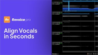 How To Align Vocals in Seconds with Revoice Pro 5 [upl. by Oremoh796]