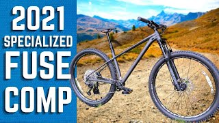 The One You NEED  2021 Specialized Fuse Comp 29 Hardtail Aggressive Trail Bike Review and Weight [upl. by Berfield]