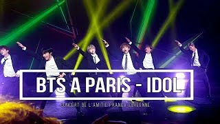 BTS 방탄소년단 performing IDOL Paris KoreaFrance friendship concert [upl. by Bili133]