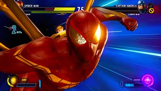 Marvel Vs Capcom Infinite Iron Spider Gameplay [upl. by Toscano]