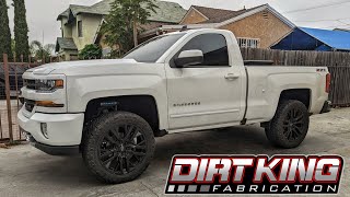 Silverado Z71 Dirt King Upper Control Arms Install [upl. by Jenkel130]