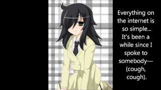 WataMote ED 1  FULL English Lyrics  No Matter How I Look At It Its Not My Fault [upl. by Acireed498]