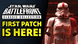 First patch has arrived Complete Patch Notes for Star Wars Battlefront Classic Collection [upl. by Sokim]