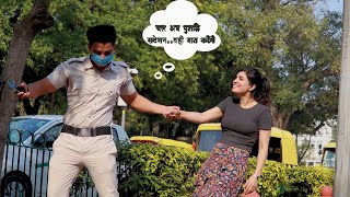 Proposing to Police Man Prank Gone Wrong  Mahi Lakra [upl. by Sarson]