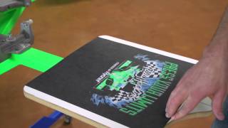 Howto Use Clear Choice Tape For Screen Printing Registration [upl. by Allerie]