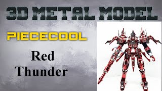 Piececool Build  Red Thunder [upl. by Blount]