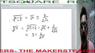 sqaure root class 7 class 8 class 9 [upl. by Schindler299]