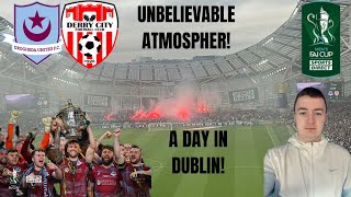 DROGHEDA STUN DERRY FAI CUP FINAL VLOG [upl. by Johny]