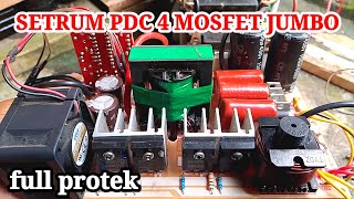 REVIEW DAN TES PROTEKSI SETRUM PDC 4 MOSFET JUMBO [upl. by Fleming]