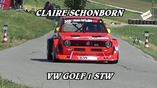 BERGRENNEN OBERHALLAU 2024  CLAIRE SCHONBORN  VW GOLF 1 STW  VIDEO BY BELLUNOVIDEO [upl. by Mace273]