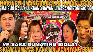 NAKU PO PATI MANGBABATAS NAPASUGOD BIGLA SA MAISUG RALLY LUKSANG BAYAN SA LIWASANG BONIFACIO ANDAMI [upl. by Sivia]