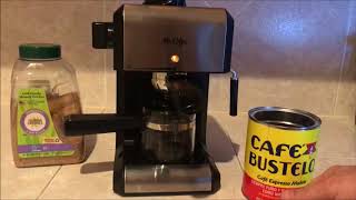 How to use Mr Coffee steam Espresso amp Cappuccino maker [upl. by Farrow]