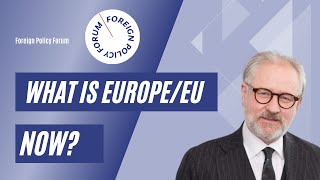 What is EuropeEU now Jan Zielonka  Foreign Policy Forum [upl. by Dnamron]