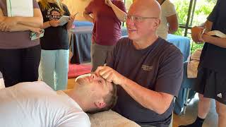 Face and head massage by Naturopath Brandon Raynor [upl. by Langsdon]