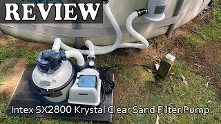 Intex SX2800 Krystal Clear Sand Filter Pump Review  Should You Buy [upl. by Payson]