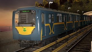 Metrostroi  815402К на Киевской карте [upl. by Klump]