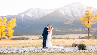 Nichole  Cliff  Fall Buena Vista Colorado Wedding [upl. by Bollay]