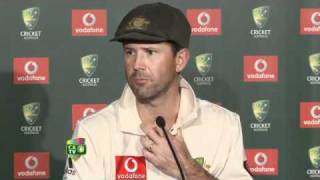 29 Nov Ponting press conference [upl. by Anaujit]