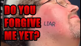 Boogie APOLOGIZES for cancer lie with a FACE TATTOO [upl. by Rubel]