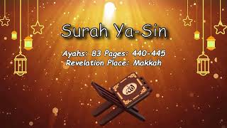 036 Surah Yasin By Mishary Al Afasy  alafasy meshary rashid quran peace sureyaseen yaseen [upl. by Chilton]