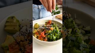 HighProtein Vegan Sushi Bowl 🍣🥣 30 g protein veganrecipes plantbased [upl. by Norb]