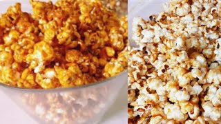 فشار بالكراميل أسرع ولذيذ مقرمش سهل وناجح 100  popcorn with caramel [upl. by Nesila157]