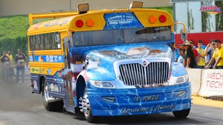 SCHOOL BUS DRAG RACE  BUS VS TRUCK  SEMI TRUCK DRAG RACING [upl. by Giliana497]