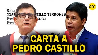 Citación por moción de vacancia Congreso envió carta el presidente Pedro Castillo [upl. by Coates]