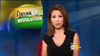 Leyna Nguyen 20110823 9PM KCAL9 HD Black and white dress [upl. by Abbot]