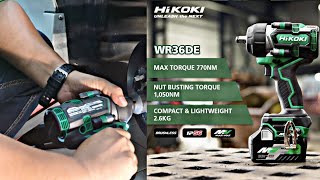 HiKOKI WR36DE MIDTORQUE IMPACT WRENCHit is good IMPACT WRENCH [upl. by Girardo]