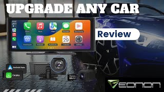 EONON P4 REVIEW  APPLE CARPLAY  ANDROID AUTO  PLUG amp PLAY  EASY INSTALL  CAR NAVIGATION [upl. by Cad904]