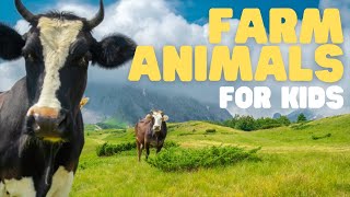 Farm Animals for Kids  Learn all about these fun animals [upl. by Sergio]