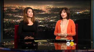 Leyna Nguyen 20111031 9PM KCAL9 HD Tight black top [upl. by Beekman]