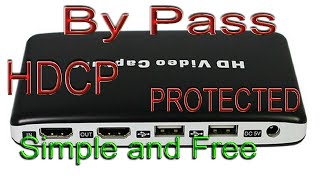 Hdmi capture Hdcp protected bypass [upl. by Lull]