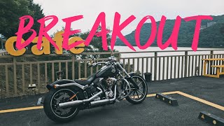 2015 HD FXSB Breakout  Exhaust Sound  Jekill amp Hyde [upl. by Onaicul]