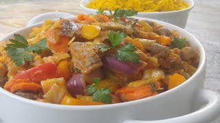 How to make mouth watering and delicious gizzards and vegetable stew [upl. by Alil]