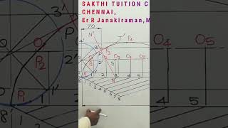 CYCLOID on Engineering Graphics [upl. by Nyleak]