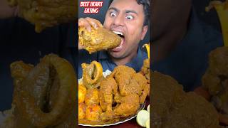 Spicy Full Beef Heart Curry Eating EatingShow BigBites Viral Tranding shortsfeed [upl. by Karab982]