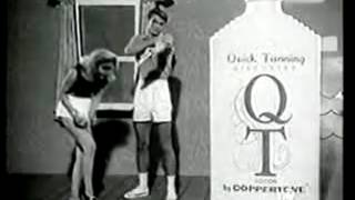 Coppertone Quick Tan QT Commercial 1960s [upl. by Marline]